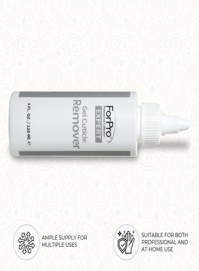 ForPro Professional Collection ForPro Expert Gel Cuticle Remover, Quickly Dissolves Unwanted Cuticle Build Up, Softens Calluses, 4 fl. oz. - Image 4